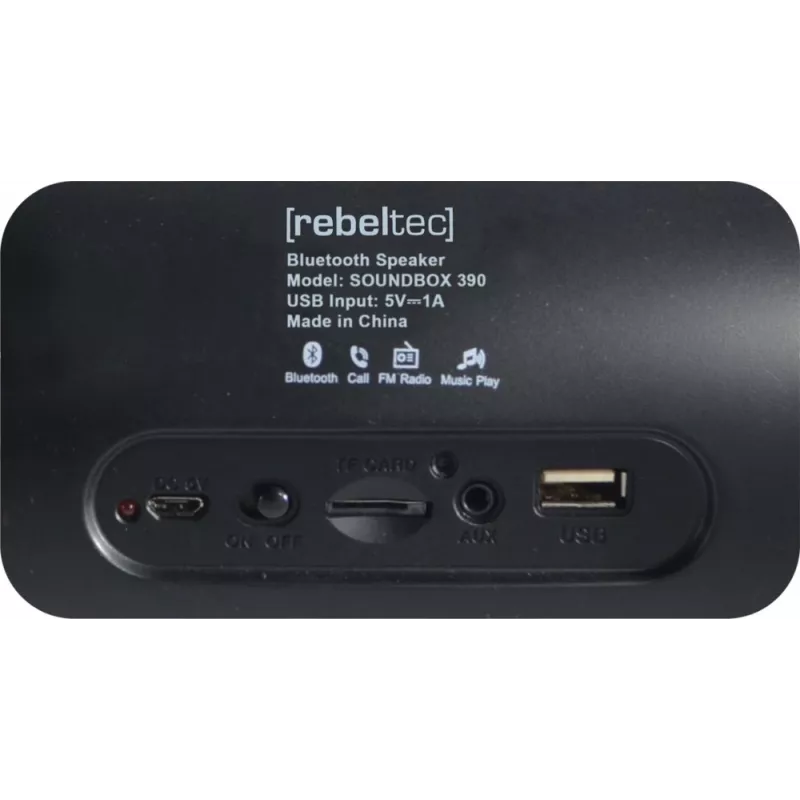 Altavoz portátil Rebeltec SoundBox 390 negro
