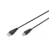 Cable de conexión USB Assmann. Type-A - B M/M. 1,8 m. compatible con USB 2.0. UL. bl (AK-300102-018-S)