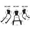 Gancho de pared MACLEAN MC-439 acero, capacidad de carga 35 kg