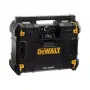 Radio portátil DeWalt DWST1-81078-QW — sintonizador digital AM/FM, indicador LED, 4 altavoces, funcionamiento CA/CC, puerto USB, salida AUX