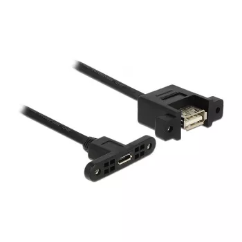 Cable USB DeLOCK 1 m USB2.0 Micro-B/USB2.0-A