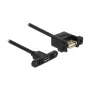 Cable USB DeLOCK 1 m USB2.0 Micro-B/USB2.0-A