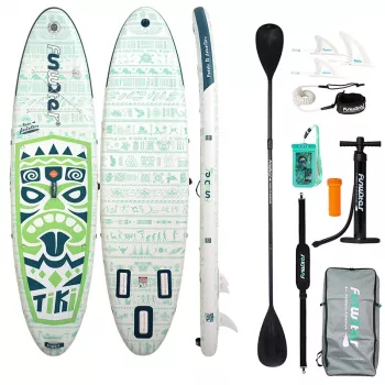 FunWater tabla de paddle surf SUPFW05D Tiki (verde)