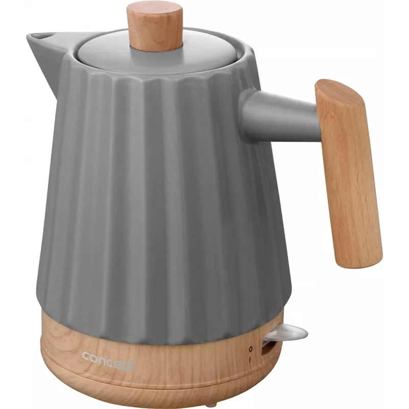 Concept RK0092 hervidor de cerámica 1,5 l Gris oscuro