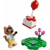 30731 Animal Crossing Tom Nook y regalo globo, juguete de construcción Polybag