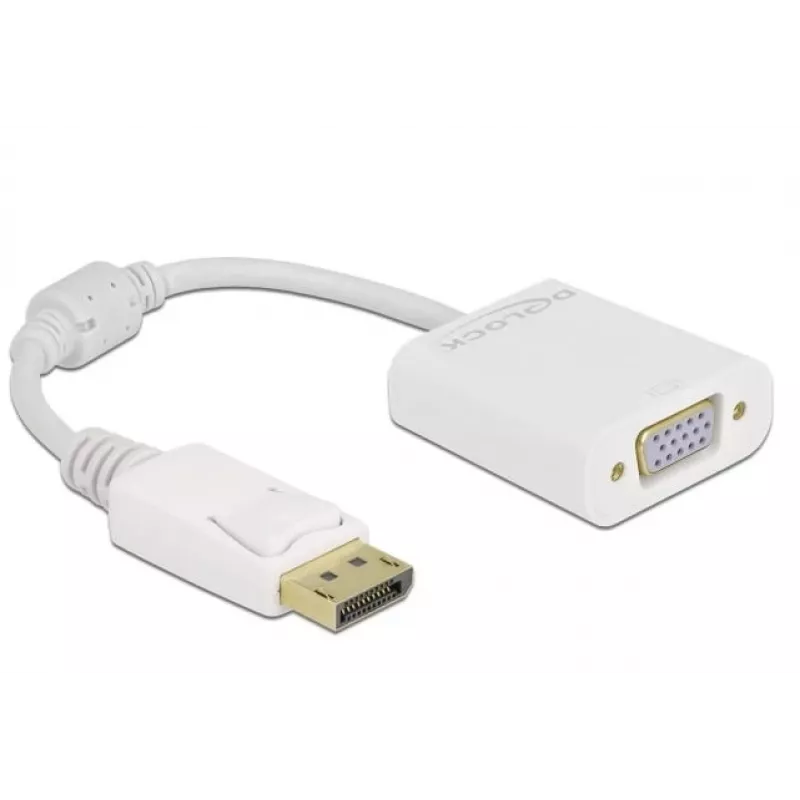 Adaptador DisplayPort 1.2 conector macho a VGA conector hembra DeLOCK 61007