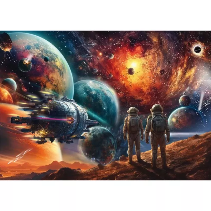 Puzzle Schmidt Spiele Michele Farella 1000 piezas – Kosmische Farbenpracht