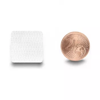 Puntos de velcro cuadrados autoadhesivos DeLOCK 64 uds. blanco
