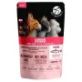 Sobre de comida húmeda para gatos PetRepublic CAT sobre para gatos adultos 100 g, filetes con tiras de salmón