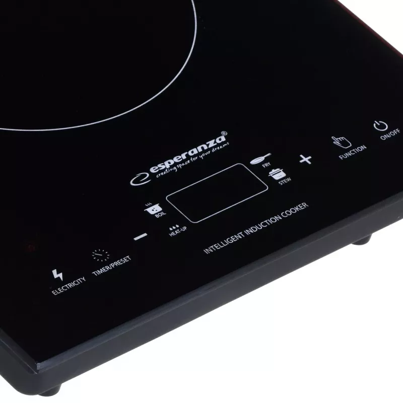 Esperanza EKH009 Placa de cocina Negro Superficie plana 28 cm Placa de inducción 1 zona(s) de cocción