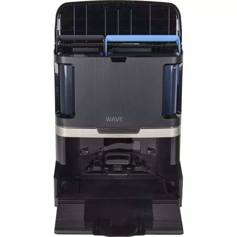 Robot aspirador y friegasuelos 2 en 1 Shark PowerDetect NeverTouch Pro RV2800ZEEU, LiDAR, 20 kPa, negro