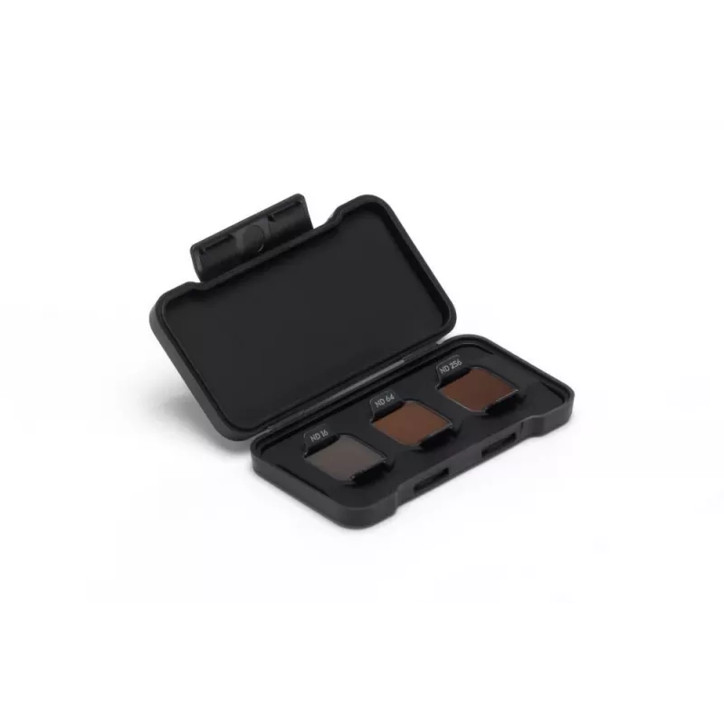 Set de filtros de densidad neutra DJI Flip ND16 / ND64 / ND256 — pack de tres para drones DJI compatibles