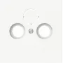 BJ Tapa central blanco mate 1743-44M para toma de antena 2/triple 1 (2CKA001724A4433)