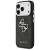 GUESS | Hardcase 4G | Funda trasera | iPhone 17 Pro Max | Apple | Cuero ecológico/PC/Plástico/TPU | Negro