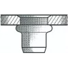 Tuerca remachable GESIPA Al M4x6x11 0 estándar KS 0 25-3 0mm pack de 500