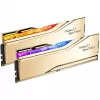 DIMM 32 GB DDR5-8000 (2x 16 GB) Dual-Kit, memoria RAM dorada, F5-8000J3848H16GX2-TR5NG, Trident Z5 Royal Neo, AMD EXPO