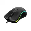 Ratón gaming con cable calefactado ActiveJet AMY-W390 — ambidiestro, óptico 2000 DPI, USB Type-A, 4 botones, negro