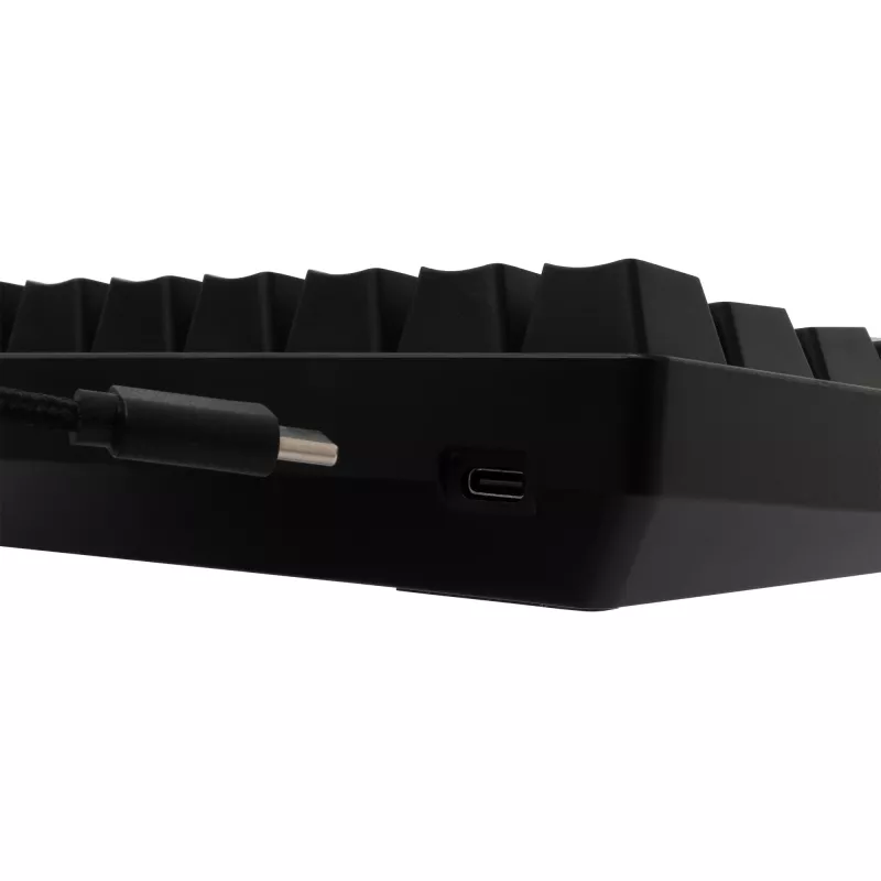 Teclado mecánico White Shark Shinobi-2 negro distribución US con switches Brown