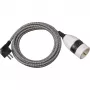 Brennenstuhl 1161830 alargador 3 m 1 toma de corriente interior negro - blanco (1161830)
