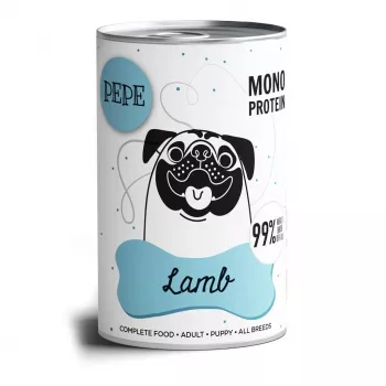 PAKA ZWIERZAKA Pepe Lamb - Comida húmeda para perros - 400 g