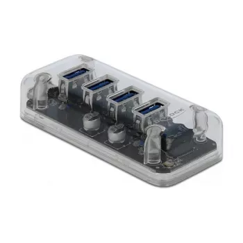 Hub USB DeLOCK 64087 Transparente