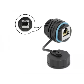 Divisor de red DeLOCK 86695 negro