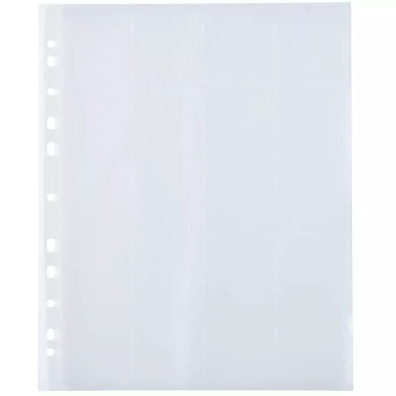 HERMA 7698 Fotophan fundas para diapositivas 5x5, 10 hojas, transparente/mate