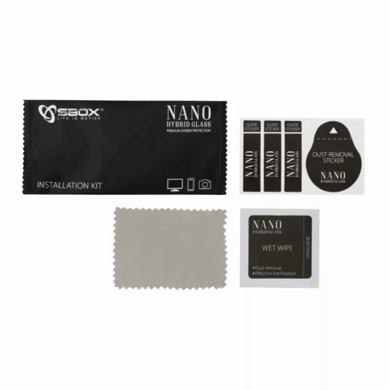 Sbox Nano Hybrid Glass 9H protector de pantalla para Samsung Gear S3 Frontier