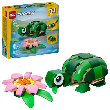 LEGO CREATOR 3 IN 1 31377 Tortuga con nenúfar