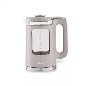 Maestro MR-065-BEIGE hervidor eléctrico 1,7 L, 2200 W, carcasa de cristal, beige