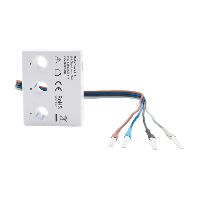 Medidor de energía WiFi Shelly 3EM-63W Gen3 — medidor de corriente de red de 3 canales