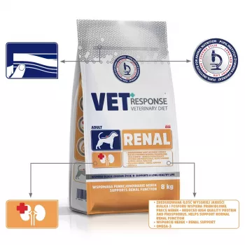 VET RESPONSE Renal - Pienso seco para perros - 8 kg