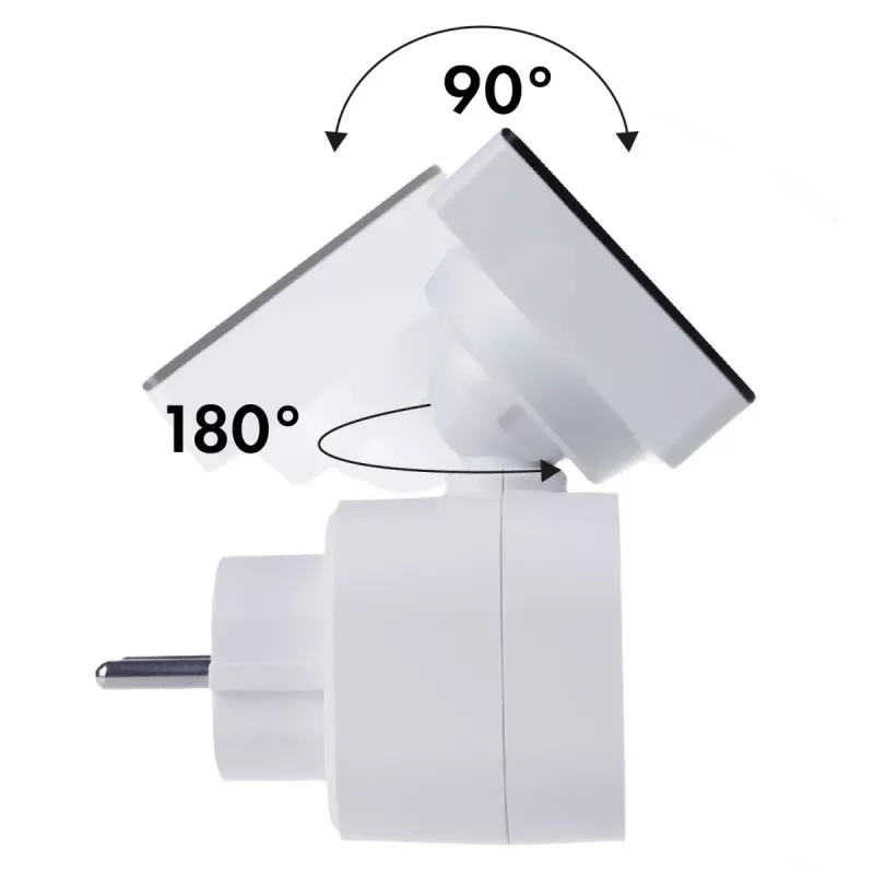 Medidor de vatios y energía GreenBlue GB620E para red de 220 V, máx. 16 A, medidor de corriente/energía enchufable