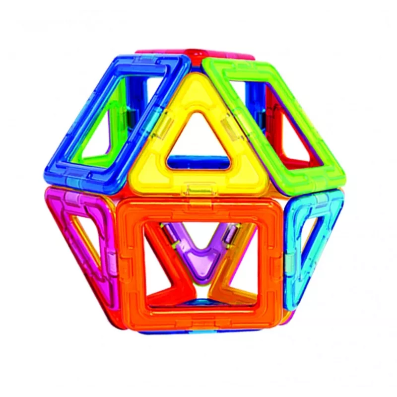 Set de construcción magnético MAGFORMERS set de 14 piezas — 14 piezas geométricas magnéticas