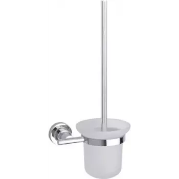 Set de cepillo de inodoro Tesa 40289 Metal Adhesive — montaje en pared, soporte metálico, fijación adhesiva