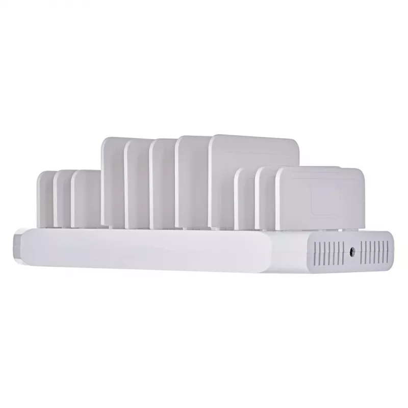 Organizador con estación de carga UNITEK Y-2190 de pie blanco