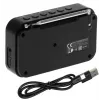 Adler AD 1907 radio digital PLL, AM/FM, 40 presintonías, alarma con repetición, USB-C, batería recargable integrada, conector de 3,5 mm, blanco/negro