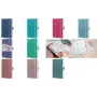 Cuaderno sigel Jolie Flair, cubierta de piel sintética, DIN A6, nácar, modelo JN136