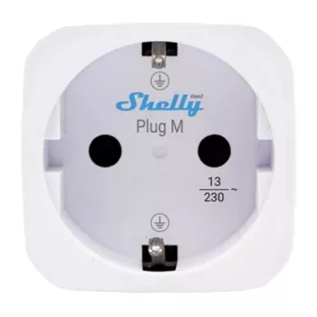 Enchufe inteligente Shelly Plug PM Gen3 Matter 13A, blanco