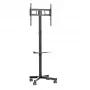 Soporte de suelo para TV Gembird con ruedas (inclinable) para 32–55 pulgadas, VESA 100x100–400x400, carga máx. 30 kg, negro
