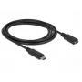 Cable USB DeLOCK 85534 USB 3.2 Gen 1 1,5 m USB C negro