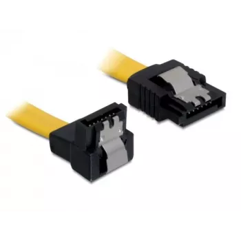 Cable SATA DeLOCK 0,5 m conector macho/conector macho amarillo