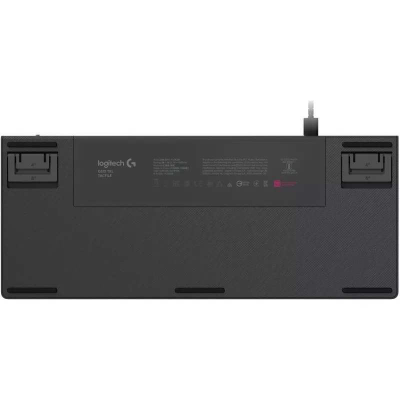 Logitech G G515 TKL 920-013036 teclado gaming con cable, táctil, retroiluminado, USB, distribución checa/eslovaca, negro