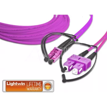 Lightwin LDP-50 LC-SC 10.0 OM4 cable de fibra óptica 10 m violeta (LDP-50 LC-SC 10.0 OM4)