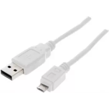 Cable USB ShiverPeaks BS77182-W 1,8 m USB 2.0 Micro-USB B blanco
