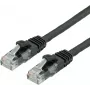 Cable de parcheo UTP Cat6a, CU, negro, 0,3 m – Cable – Red (21.99.1464)