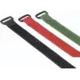 Hama 00221006 Bridas para cables Bridas de velcro Nailon Negro, Verde, Rojo 9 uds.