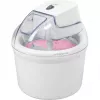 Máquina de helados ICM 3764, máquina de helados Blanca, para 1.500 ml de helado, 12 vatios