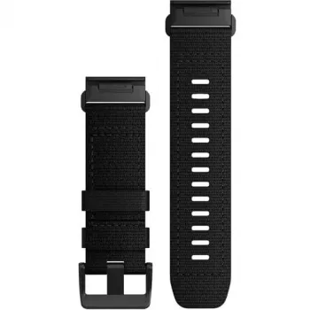 Garmin correa de repuesto QuickFit 26mm nailon negro acero inoxidable (010-13010-00)