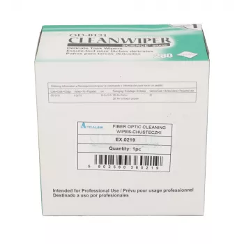 Paños de limpieza para fibra óptica Extralink, 280 uds., verde